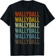 Wallyball Sports Retro T-Shirt - T-Shirt | Black