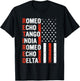 Phonetic Alphabet Retired Veteran Retirement Army Military T-Shirt - T-Shirt | Black