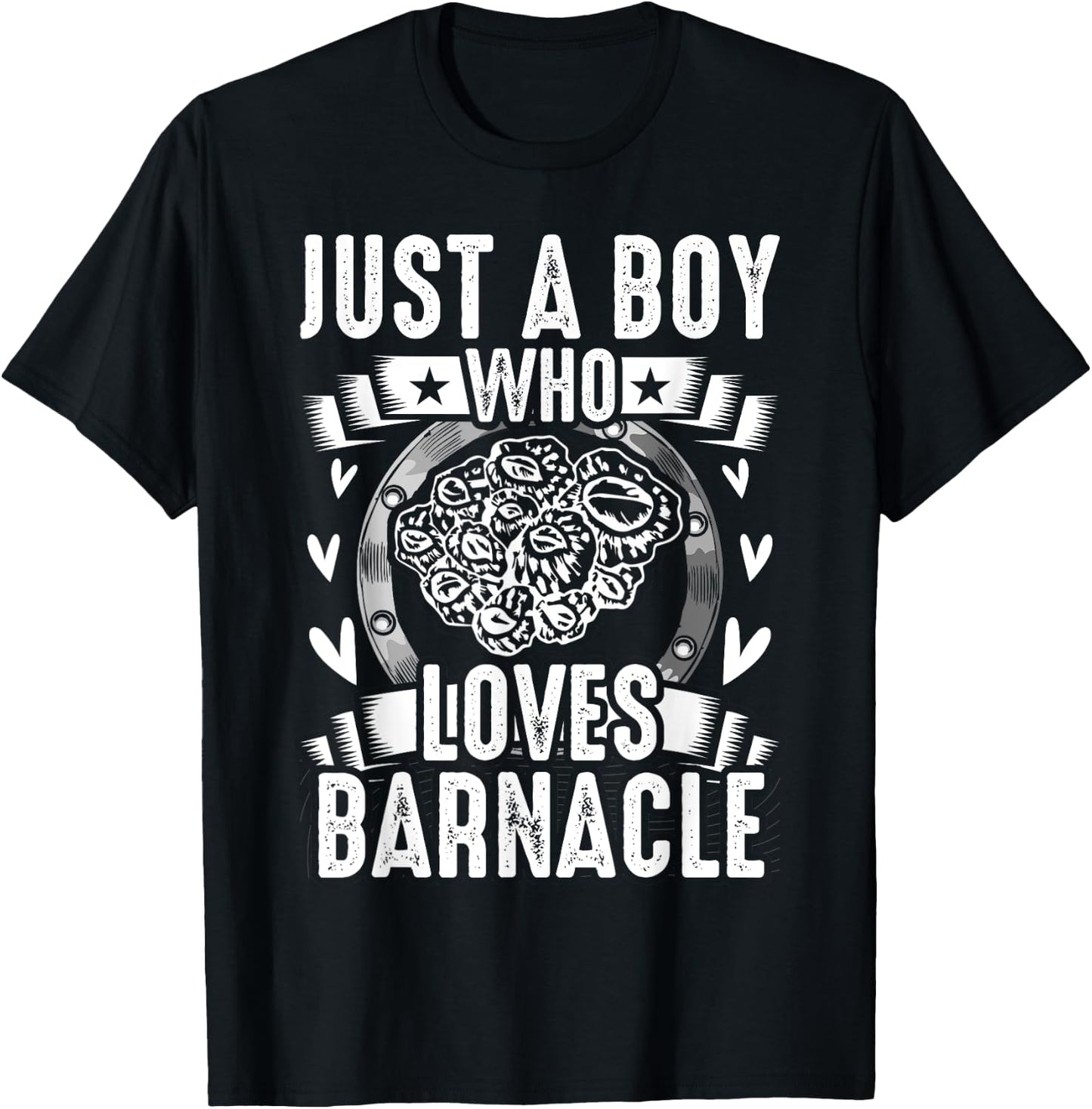 Just a Boy Who Loves Barnacle T-Shirt - T-Shirt | Black