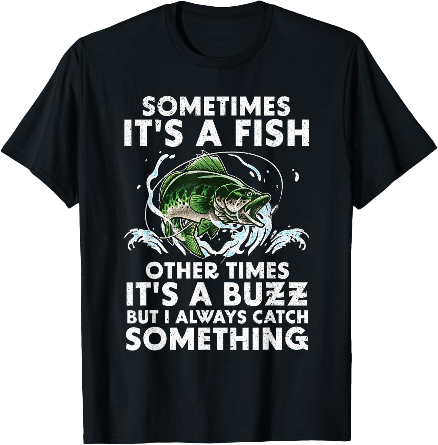 Cool Fishing Design Women Fishing Rod Fish Fisherman Small T-Shirt - T-Shirt | Black