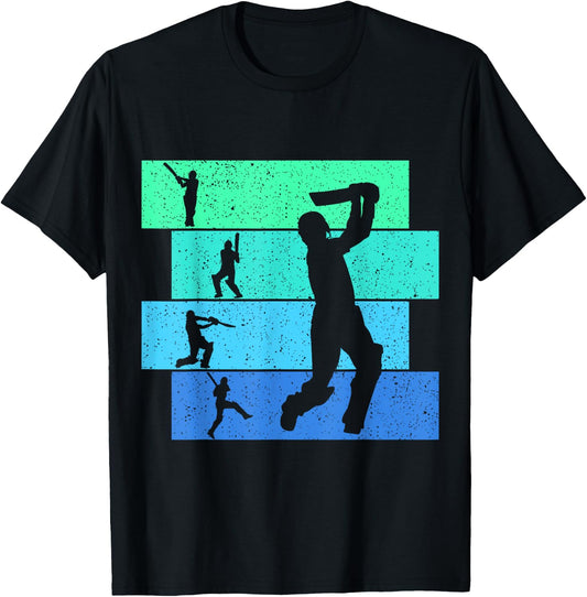 Cricket Boys Kids Men Youth T-Shirt - T-Shirt | Black
