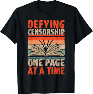 Read Banned Books Defying Censorship Banned Books T-Shirt - T-Shirt | Black
