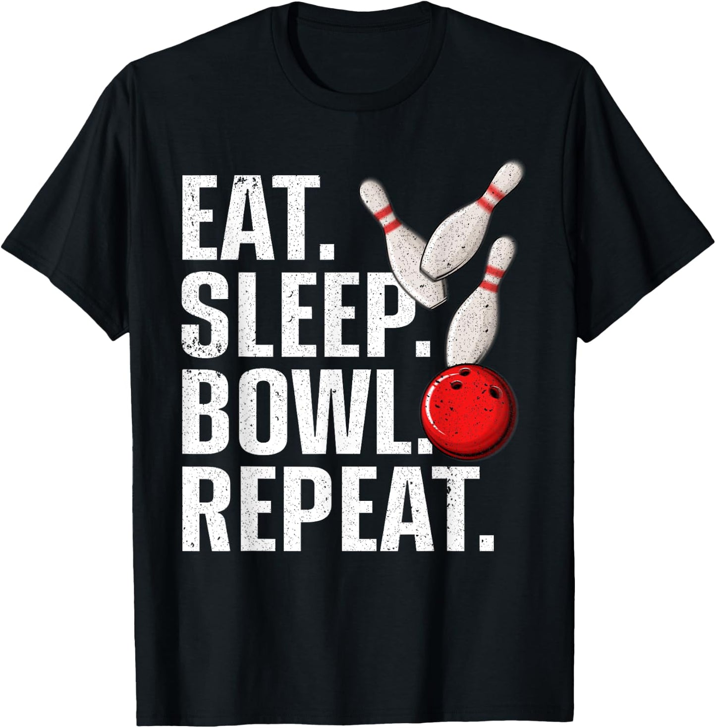 Cool Bowling Women Bowling League Team Sports Bowler T-Shirt - T-Shirt | Black
