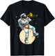 Funny Astronaut Trombone Art Women Trombone Player T-Shirt - T-Shirt | Black