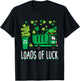 Kids St Patricks Day Garbage Truck Load Of Luck Toddler Boys T-Shirt - T-Shirt | Black