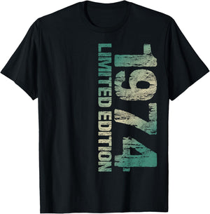 Age 51 Limited Edition 51th Birthday 1974 T-Shirt - T-Shirt | Black