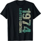 Age 51 Limited Edition 51th Birthday 1974 T-Shirt - T-Shirt | Black