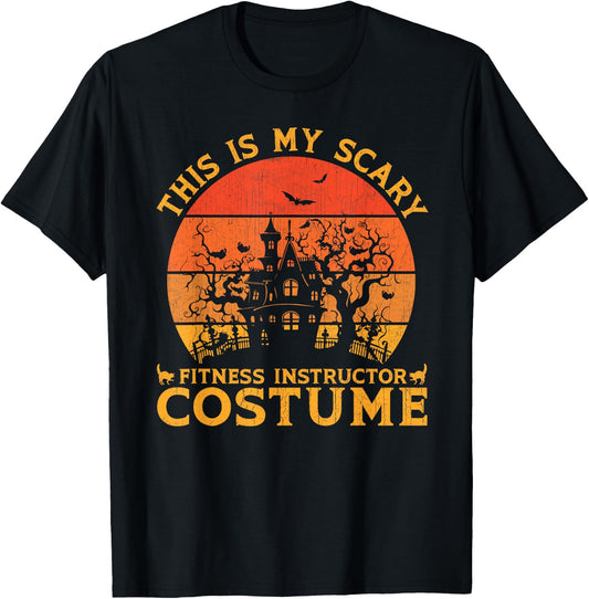 Fitness Instructor Group Matching This is My Scary Halloween T-Shirt - T-Shirt | Black