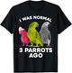 Cool Parrot Art Women Cockatoo Cockatiel Macaw Bird T-Shirt - T-Shirt | Black