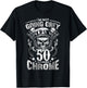Im Not Going Grey Im Turning Chrome Motorcycle 50th Birthday T-Shirt - T-Shirt | Black