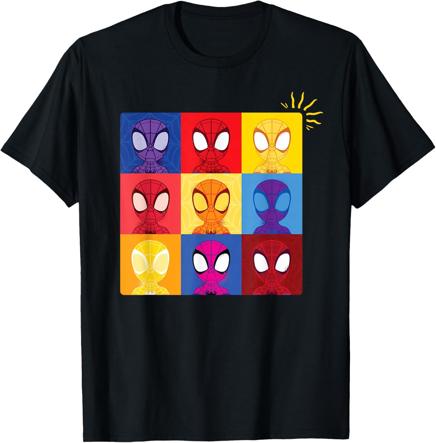 Marvel Spidey and His Amazing Friends Spider-Man Sense T-Shirt - T-Shirt | Black