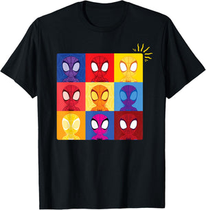 Marvel Spidey and His Amazing Friends Spider-Man Sense T-Shirt - T-Shirt | Black