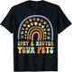 Cute rainbow cat dog spay neuter pets awareness veterinary Men Women Girls Kids T-Shirt - T-Shirt | Black