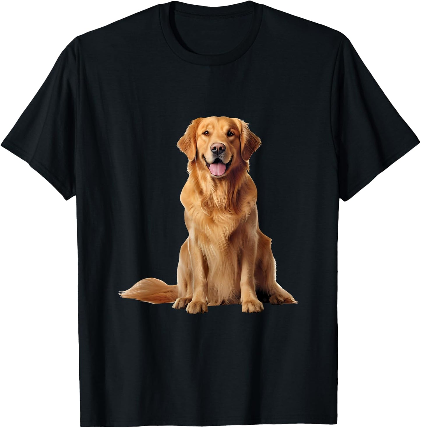 Golden Retriever T-Shirt - T-Shirt | Black