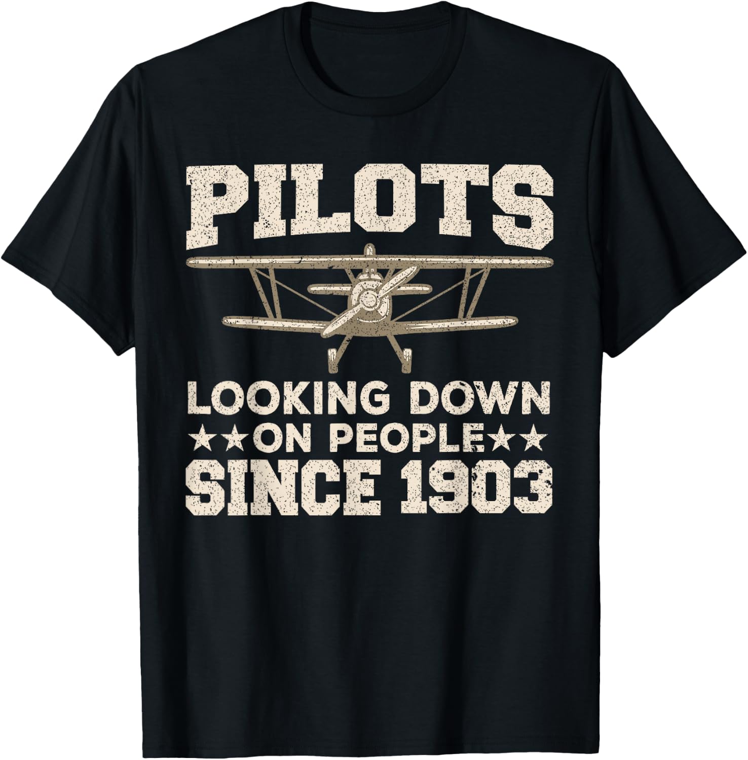 Cool Pilot Women Aircraft Pilot Airplane Flying T-Shirt - T-Shirt | Black