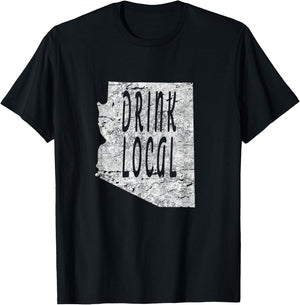 Vintage Drink local craft beer Arizona T-Shirt - T-Shirt | Black
