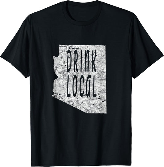 Vintage Drink local craft beer Arizona T-Shirt - T-Shirt | Black