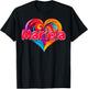 I Heart Love Mariela First Name Colorful Named T-Shirt - T-Shirt | Black