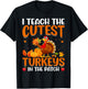 I Teach The Cutest Turkeys In The Patch T-Shirt - T-Shirt | Black