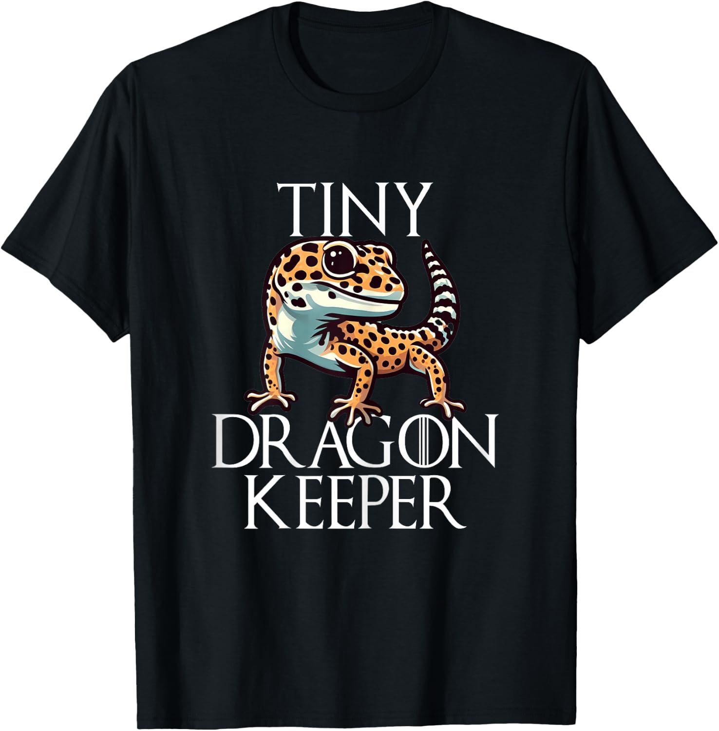 Leopard Gecko Mom Shirts Kids Girls Tiny Dragon T-Shirt - T-Shirt | Black