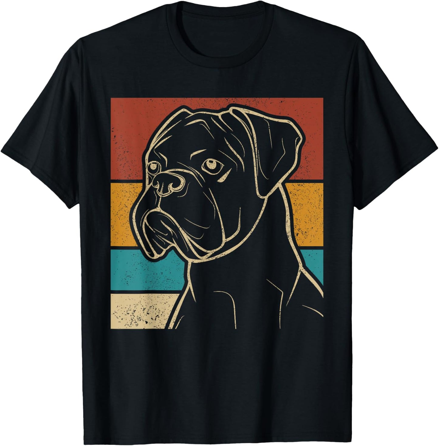 Dog Lover Dog Owner Retro Pet Animal Outfit Vintage Boxer Women Kids T-Shirt - T-Shirt | Black