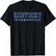 Kentucky Gymnastics Blue Vintage Text T-Shirt - T-Shirt | Black