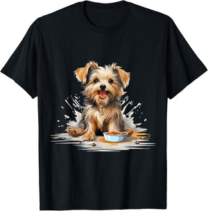 Morkie Dog Breed Pet Cute Graphic T-Shirt - T-Shirt | Black
