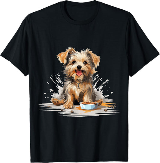 Morkie Dog Breed Pet Cute Graphic T-Shirt - T-Shirt | Black