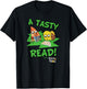Pizza and Taco A Tasty Read T-Shirt - T-Shirt | Black