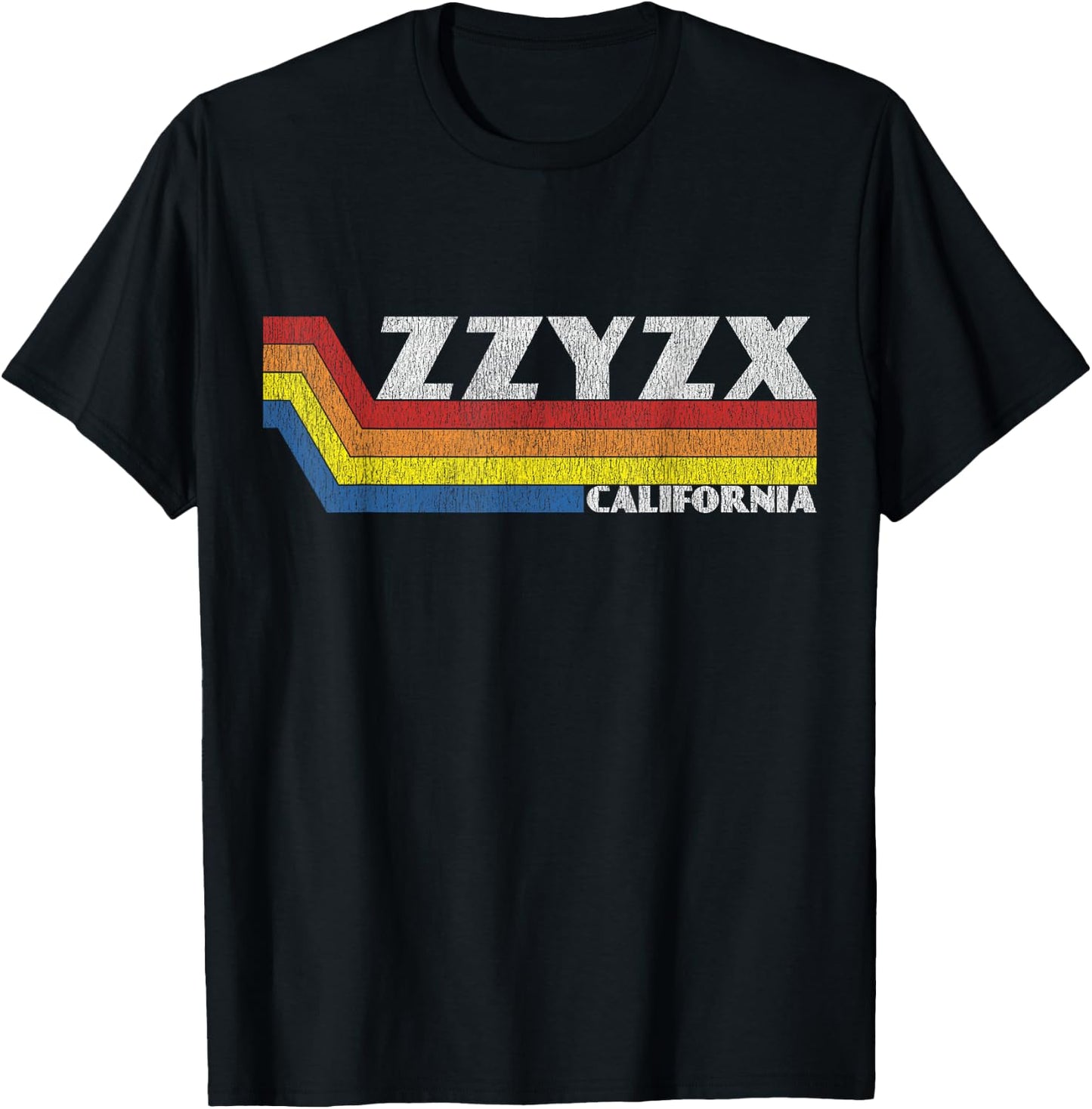 Funny California Gift Retro Weird Souvenir Zzyzx California T-Shirt - T-Shirt | Black