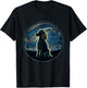 Poodle Starry Night Van Gogh Poodle Mom Dad Owner T-Shirt - T-Shirt | Black