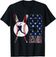 9 Years of Being Awesome Baseball 9th Birthday T-Shirt - T-Shirt | Black