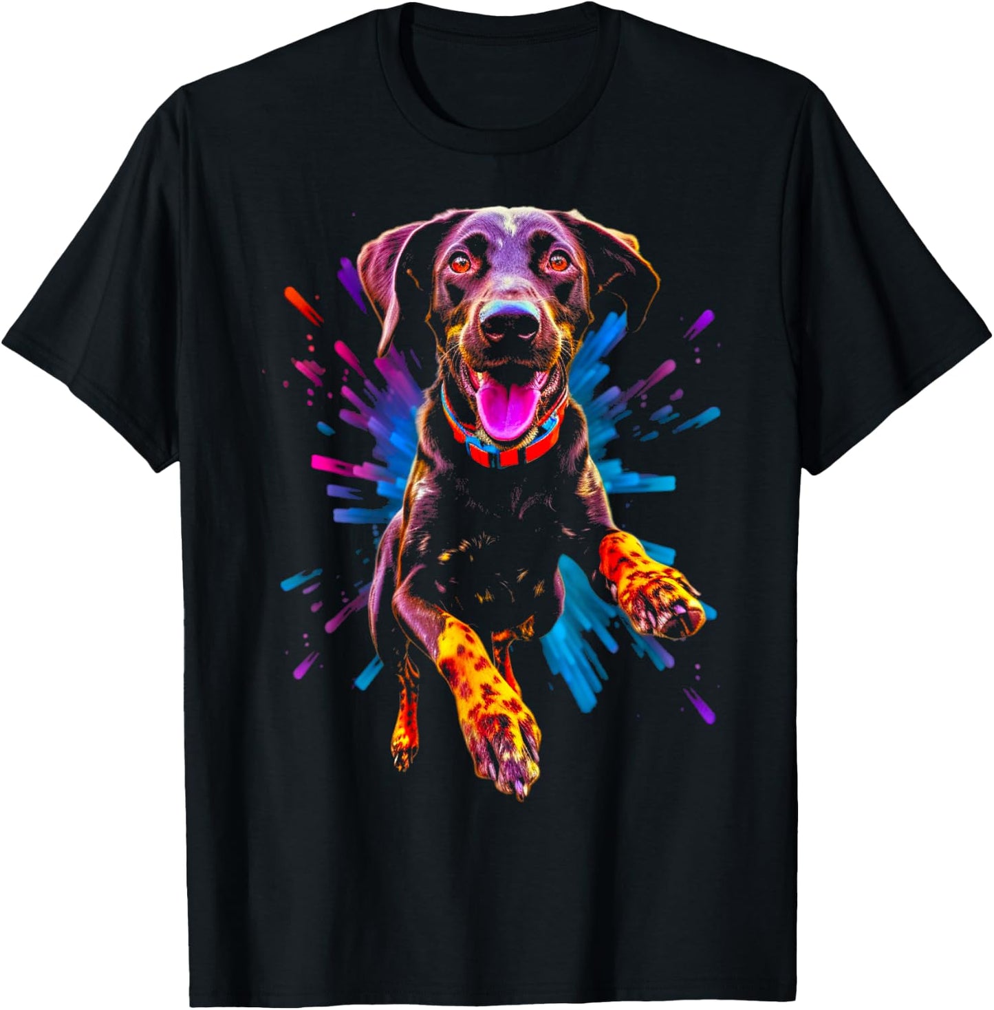 Dog Funny German Shorthaired Pointer T-Shirt - T-Shirt | Black
