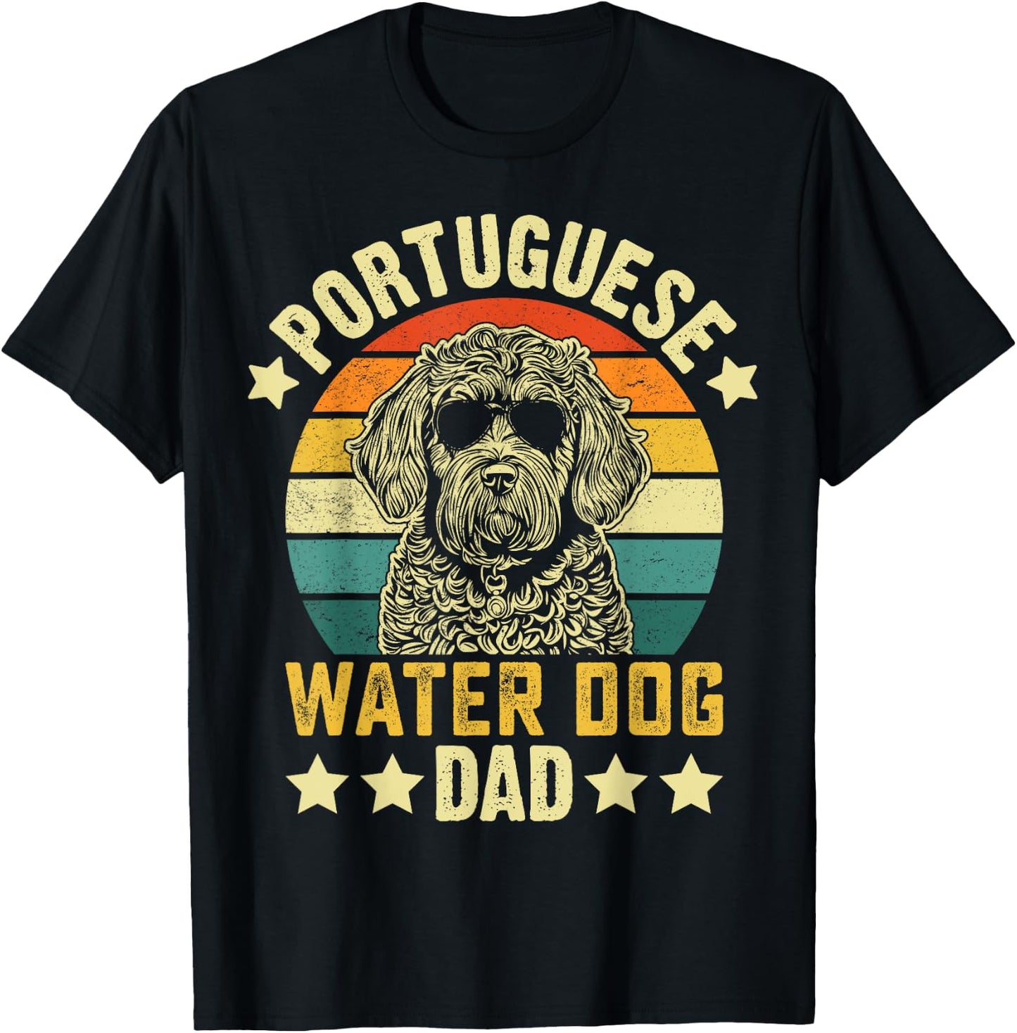 Portuguese Water Dog - Dad Father's Day Pet Dog Breed Pet Men T-Shirt - T-Shirt | Black