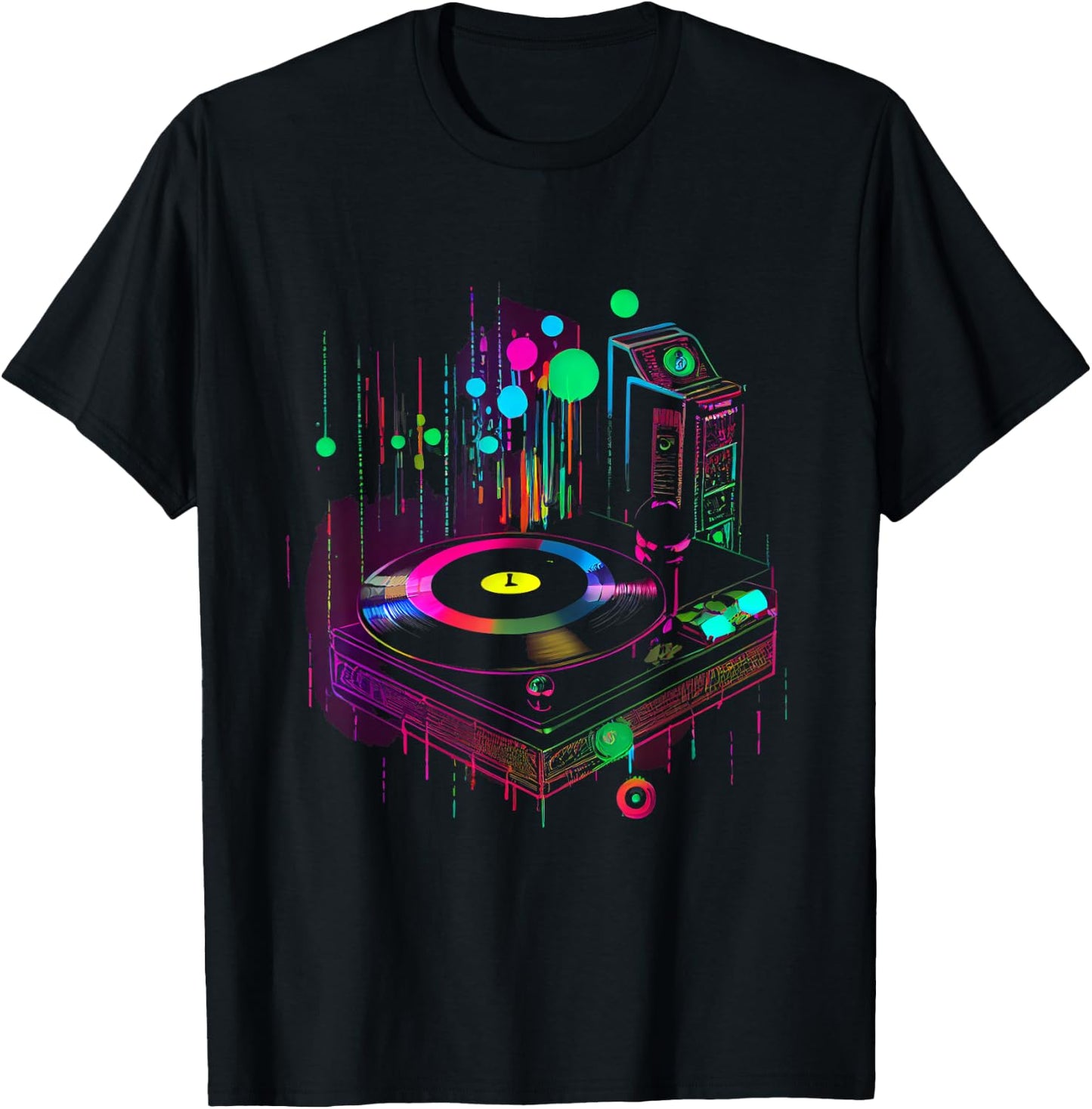 80s 90s Retro Party Disguise Cassette T-Shirt - T-Shirt | Black