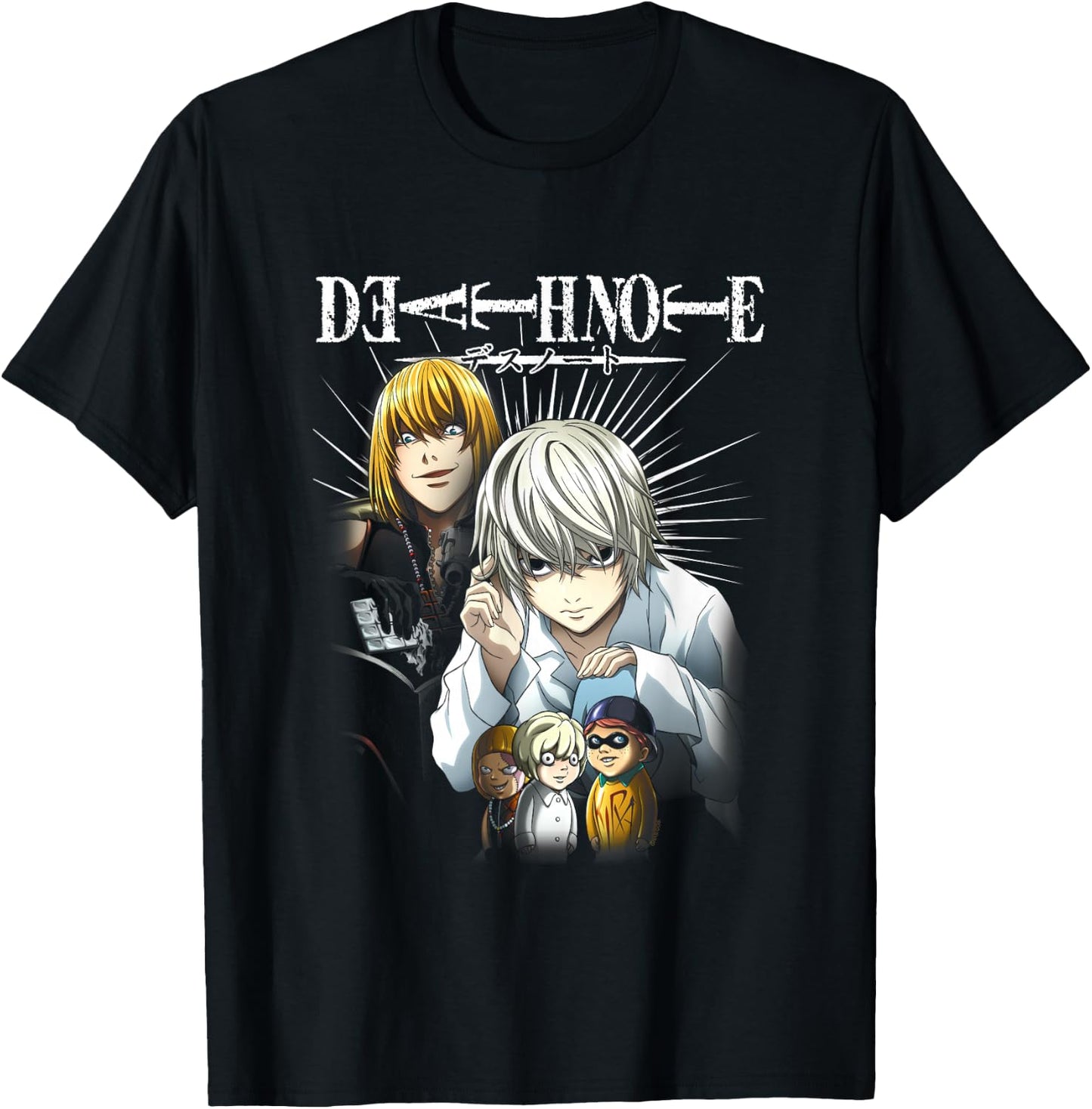 Death Note Near and Mello Anime T-Shirt - T-Shirt | Black