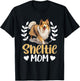 Shetland Sheepdog Dog Sheltie - Sheltie Mom T-Shirt - T-Shirt | Black