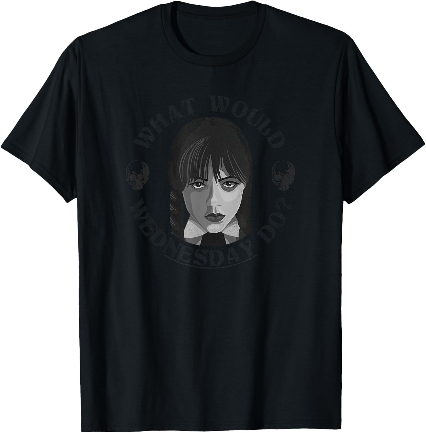 Wednesday What Would Wednesday Do? Small T-Shirt - T-Shirt | Black
