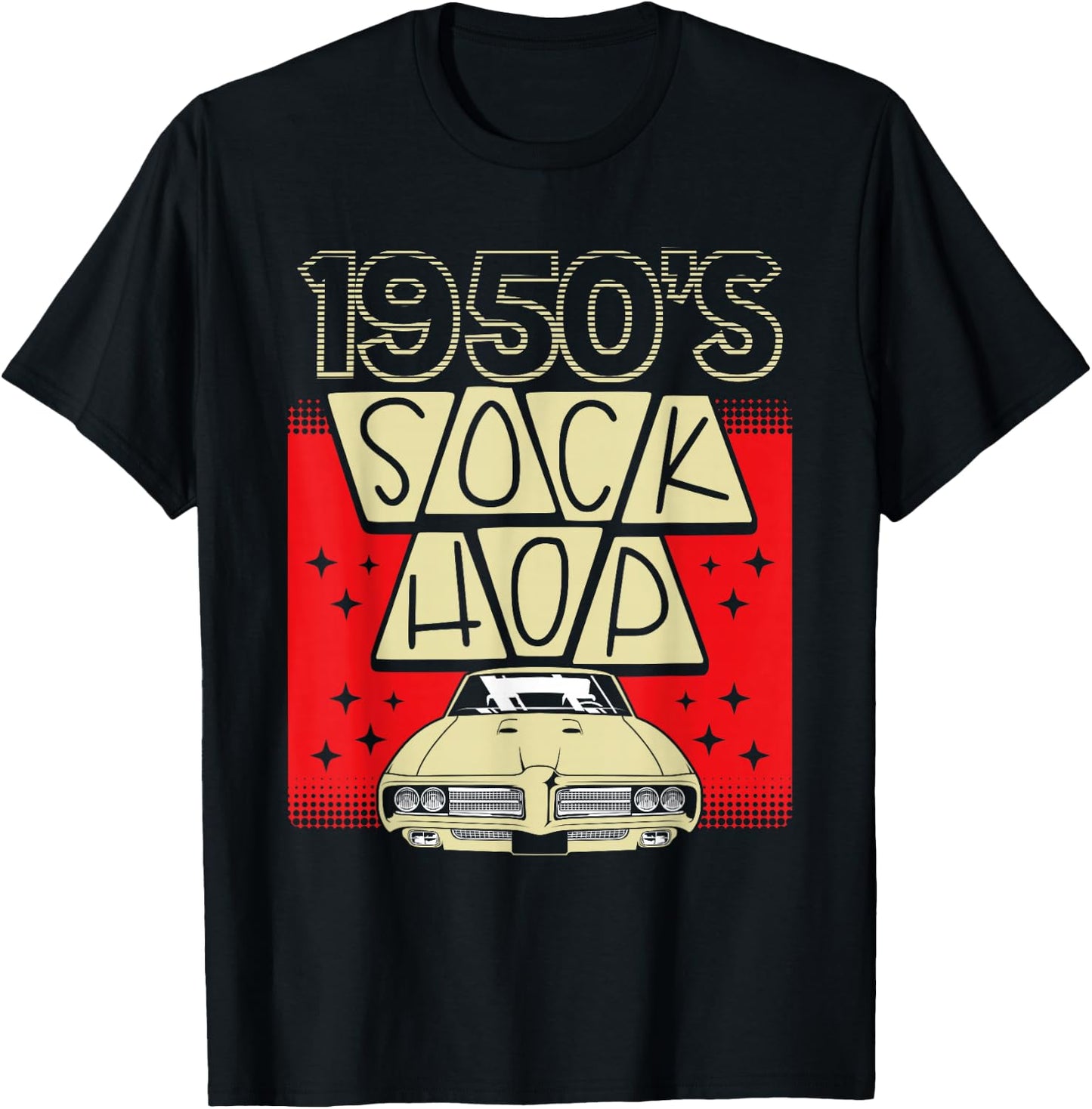 1950's Sock Hop 50S Sock Hop T-Shirt - T-Shirt | Black