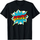 Bride Superhero Bachelorette Hen Party Wedding Comic Retro T-Shirt - T-Shirt | Black