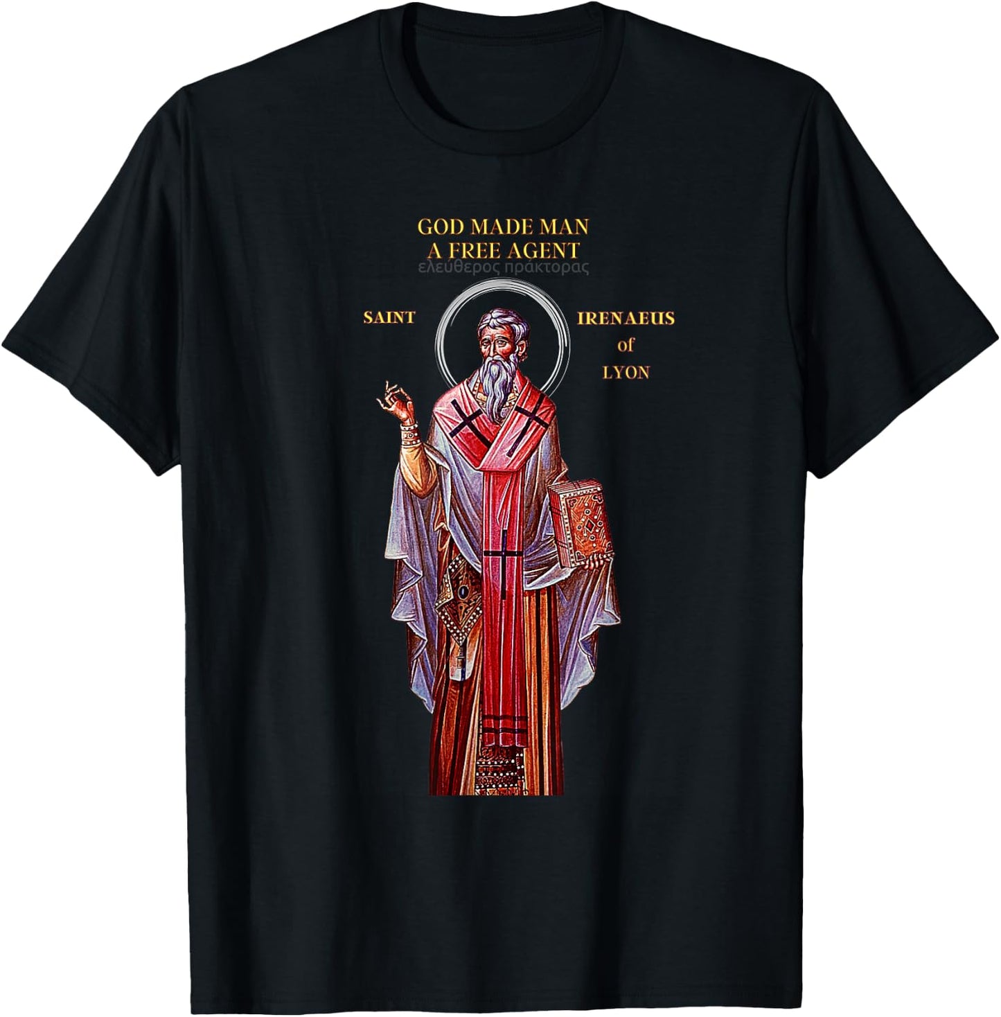 St. Irenaeus T-Shirt - T-Shirt | Black