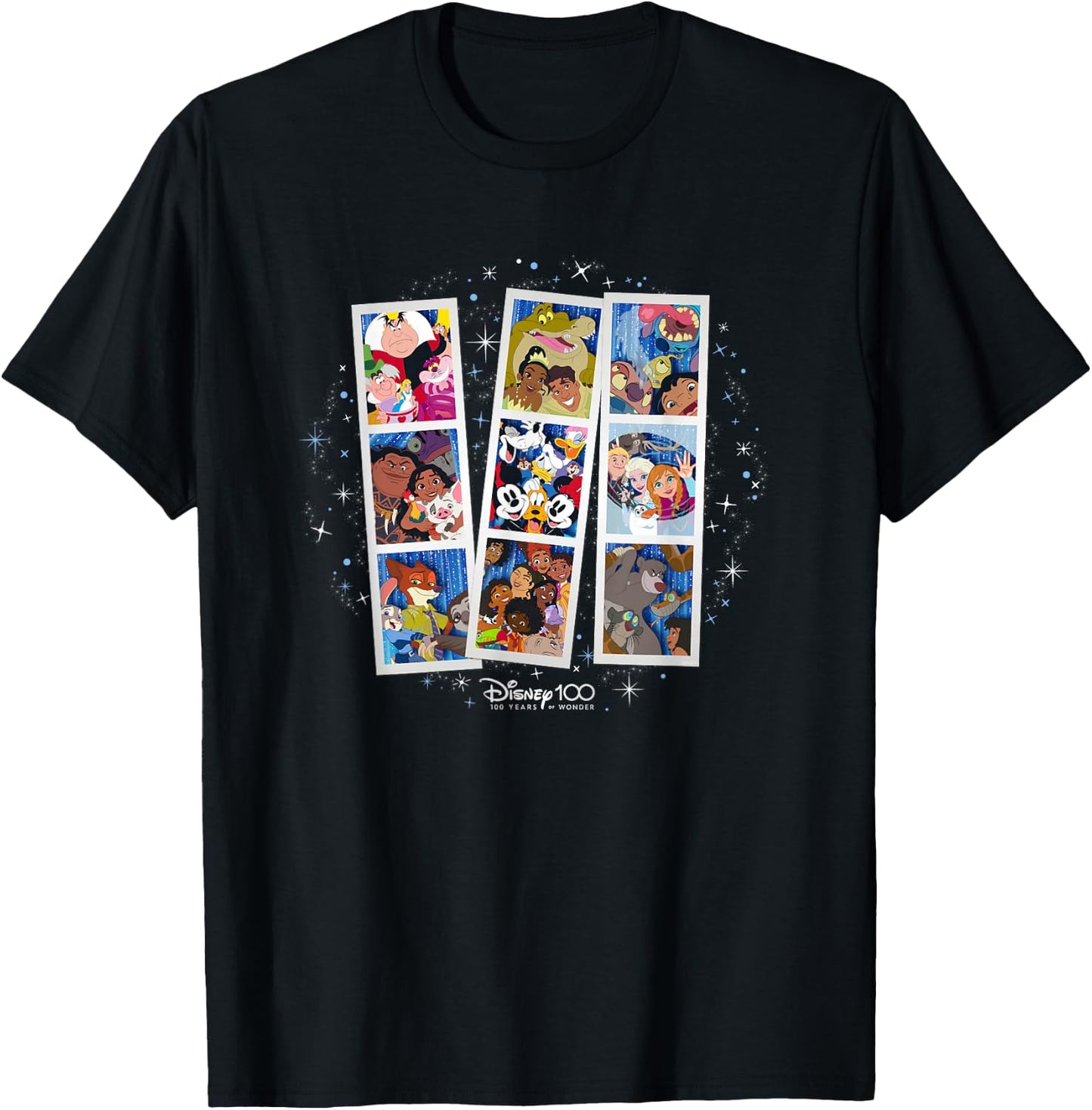 Disney 100 Anniversary Photo Booth Pictures D100 T-Shirt - T-Shirt | Black