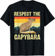 Capybara Art Women Kids Rodent Animal Lover Capybara T-Shirt - T-Shirt | Black