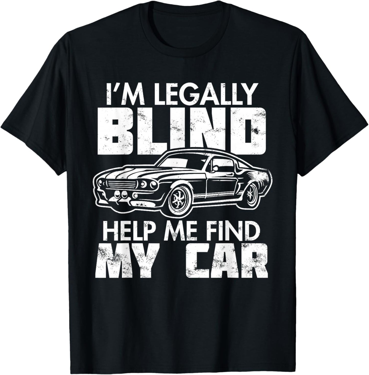 I'm Legally Blind Disability - Blindness Visually Impaired T-Shirt - T-Shirt | Black