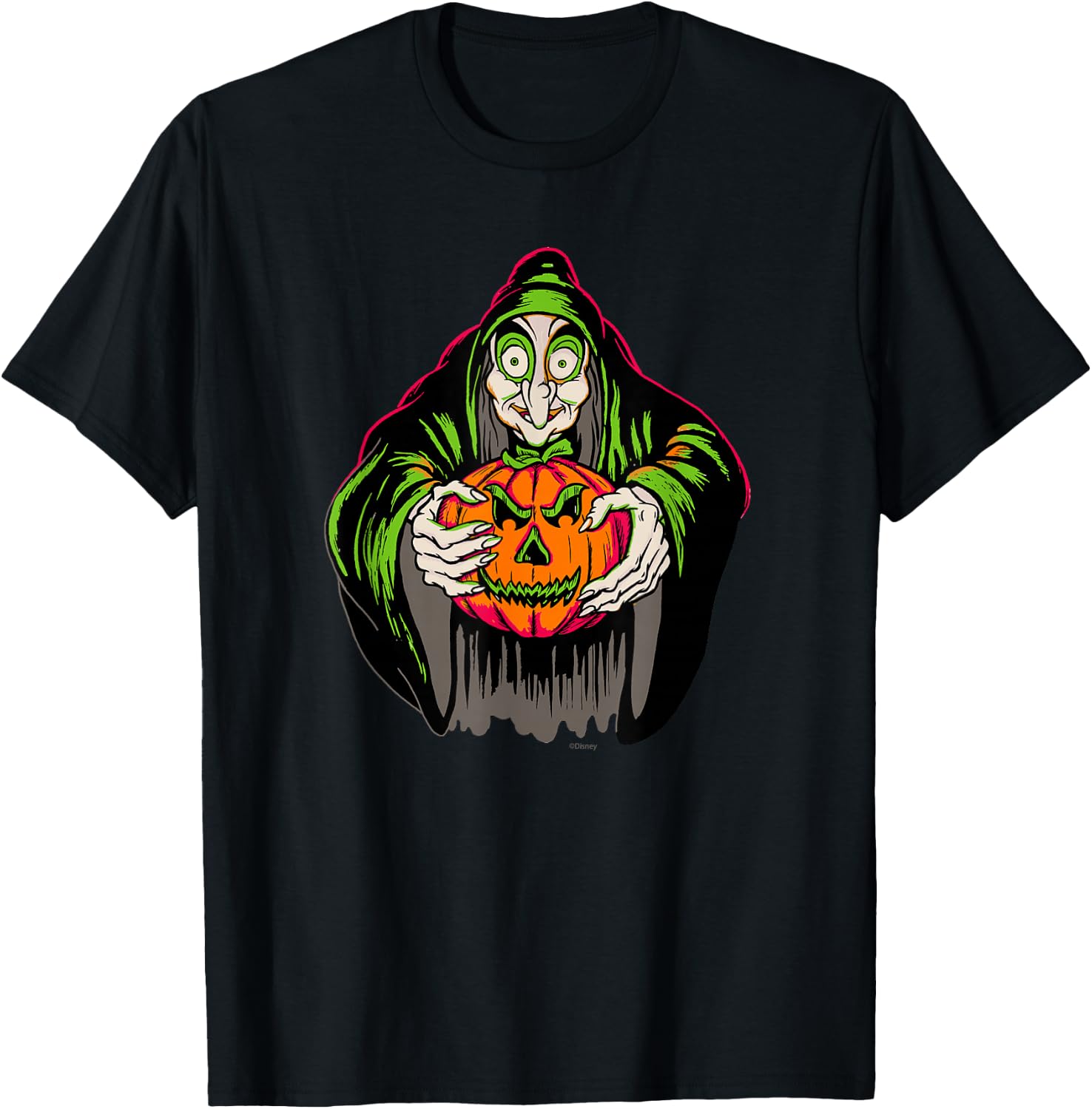 Disney 100 Villains Evil Queen Witch Snow White Halloween T-Shirt - T-Shirt | Black