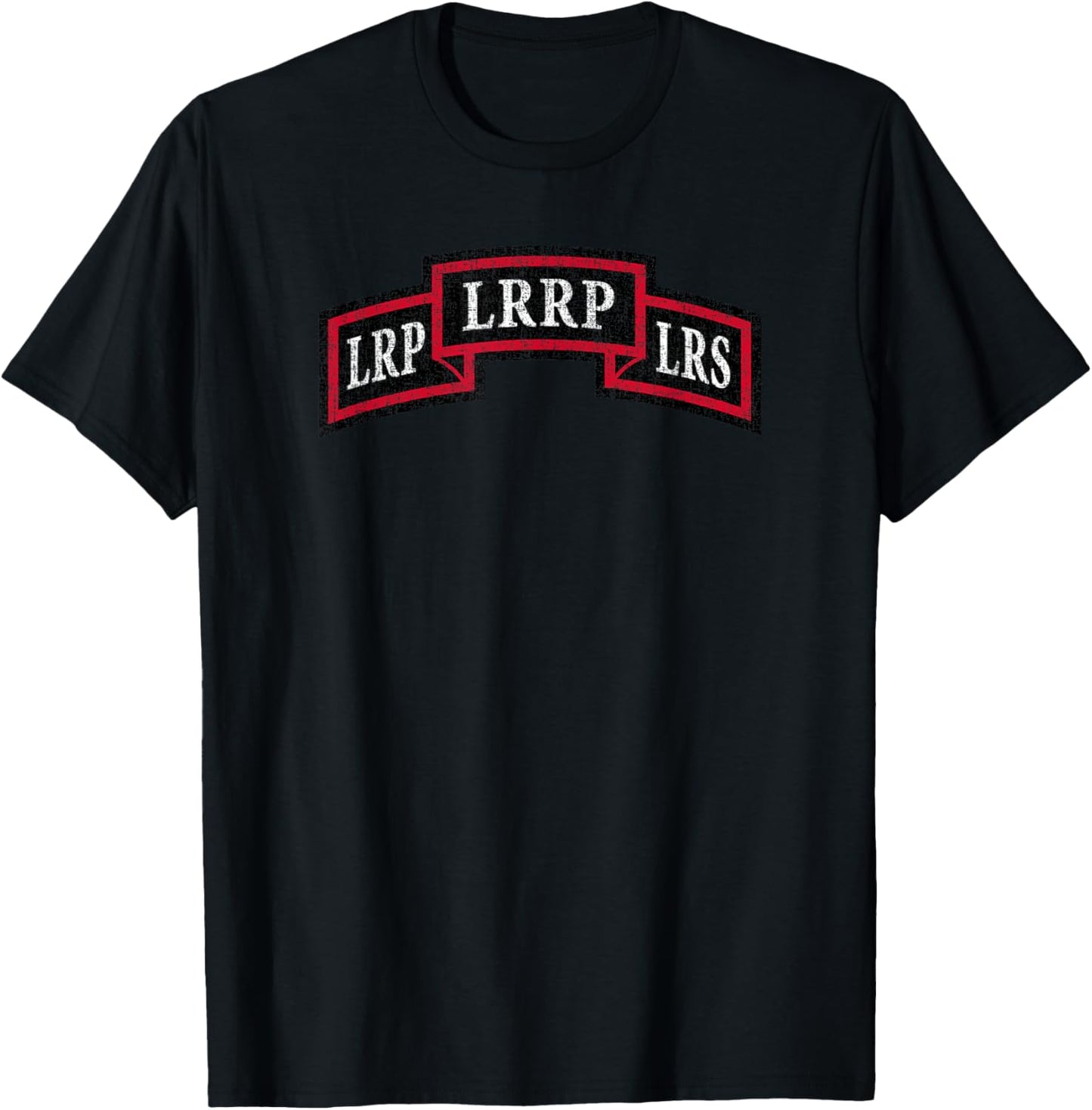 American Marauder: LRP LRRP LRS Scroll T-Shirt - T-Shirt | Black