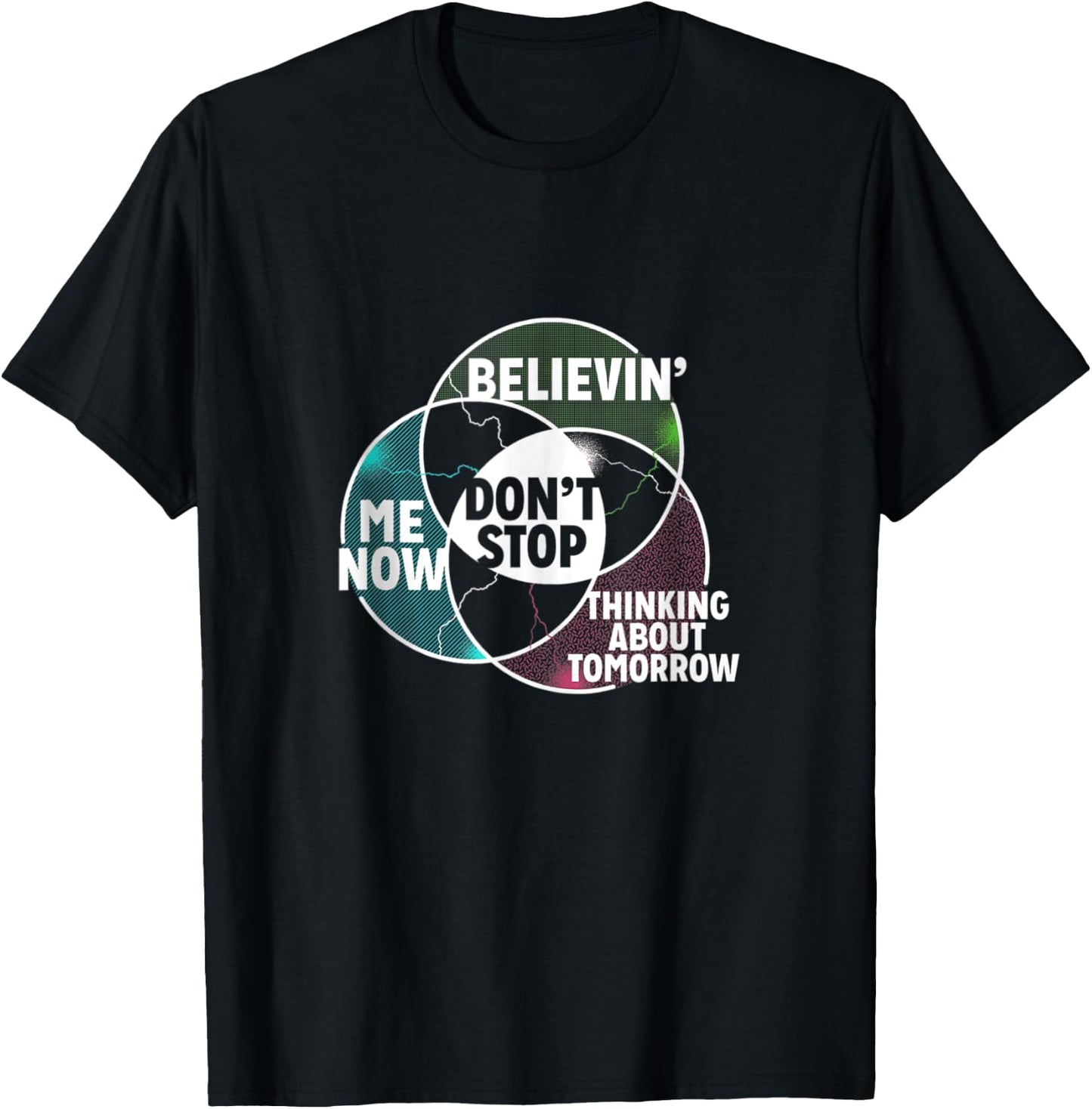 Venn Diagram Don't Stop Algebra Math T-Shirt - T-Shirt | Black