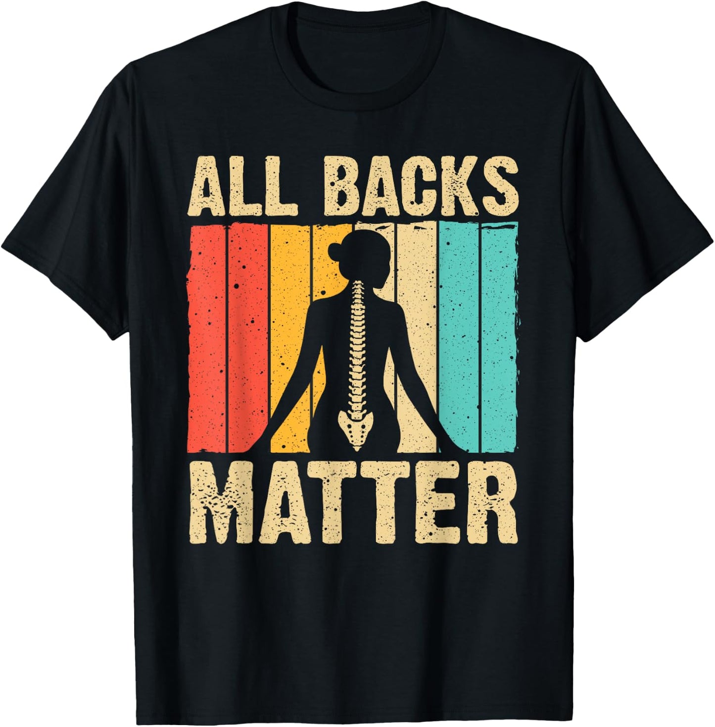 Funny Chiropractor Chiropractic Spine Adjustment Men Women T-Shirt - T-Shirt | Black