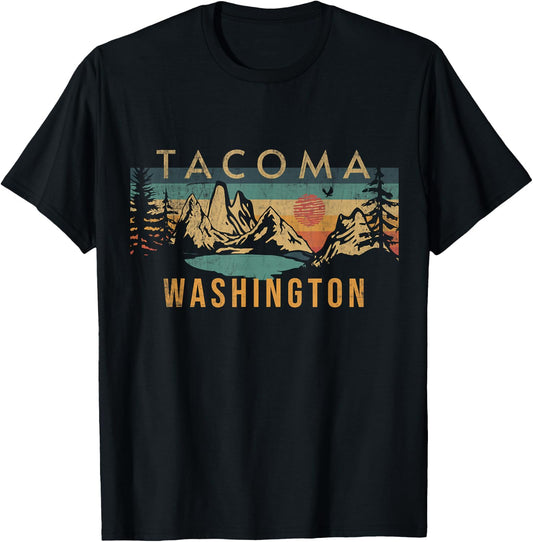 Tacoma Washington T-Shirt - T-Shirt | Black