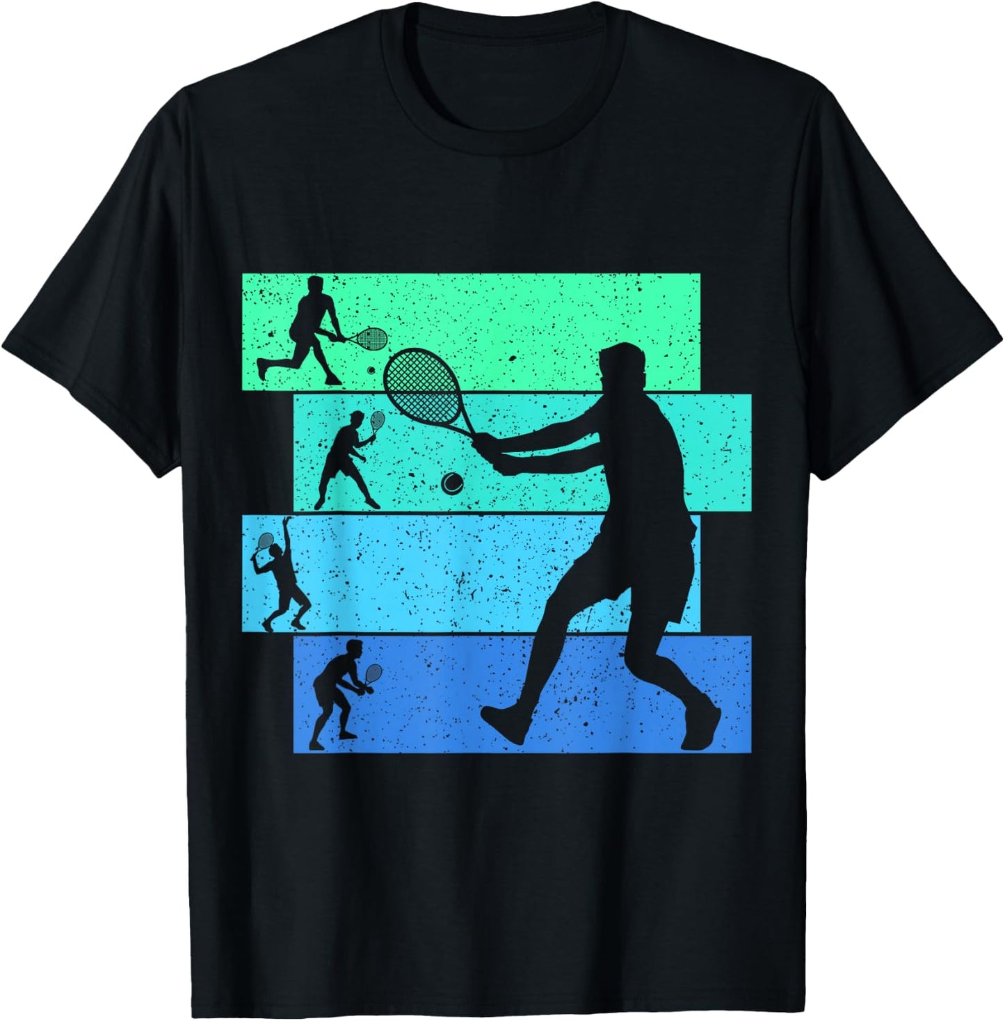 Tennis Boys Kids Youth Men T-Shirt - T-Shirt | Black